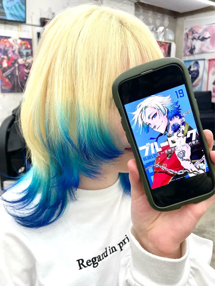🌷ミニモ学割🌷ブリーチ一回+ワンカラークーポン【ケアブリーチ+トリートメント付き】の写真