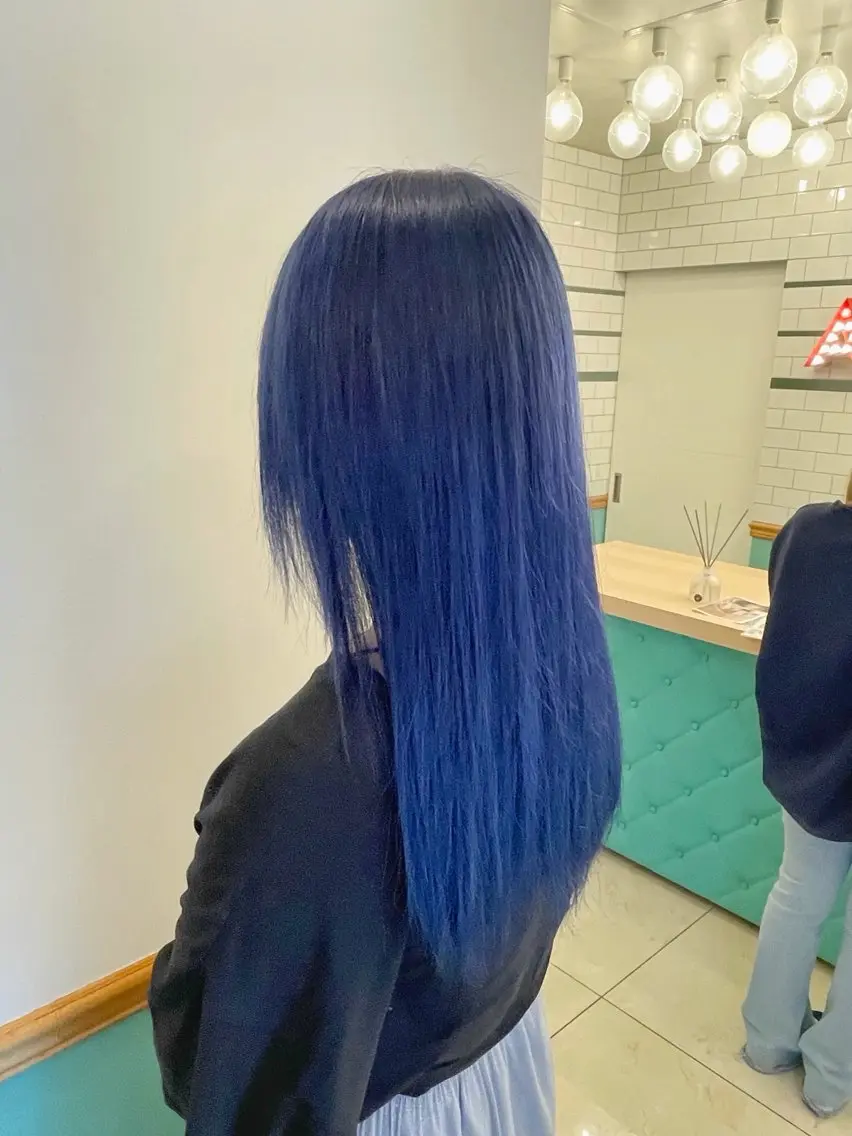 ミディアム カラー ヘアカラー 🍀🩶ナチュラル ハイトーン/はちすのヘアスタイル