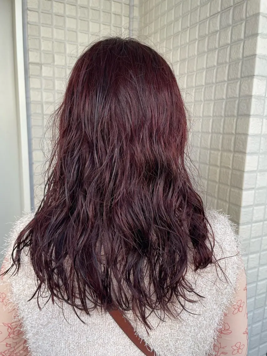 セミロング カラー パーマ カット ヘアカラー パーマ トリートメント 🎀レイヤー/パーマ カラー/ai🎀のヘアスタイル