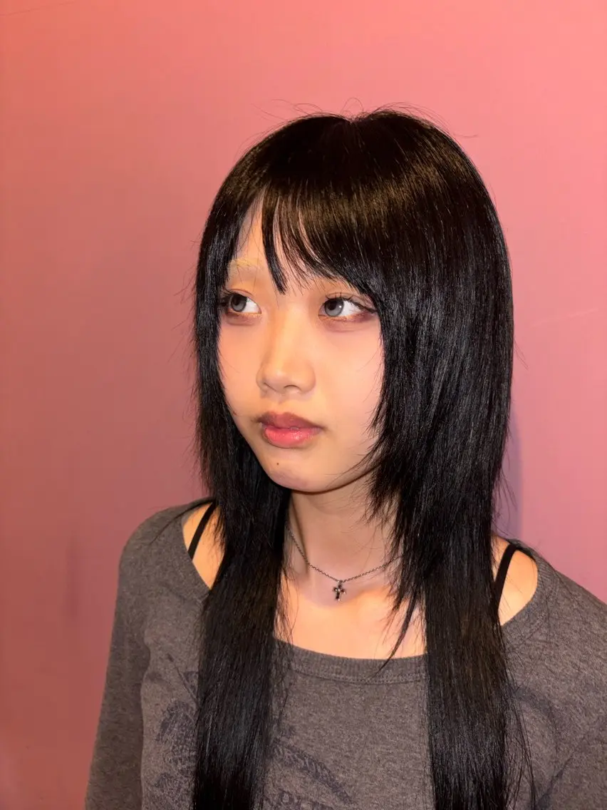 カラー 杉田 瑚海のヘアスタイル