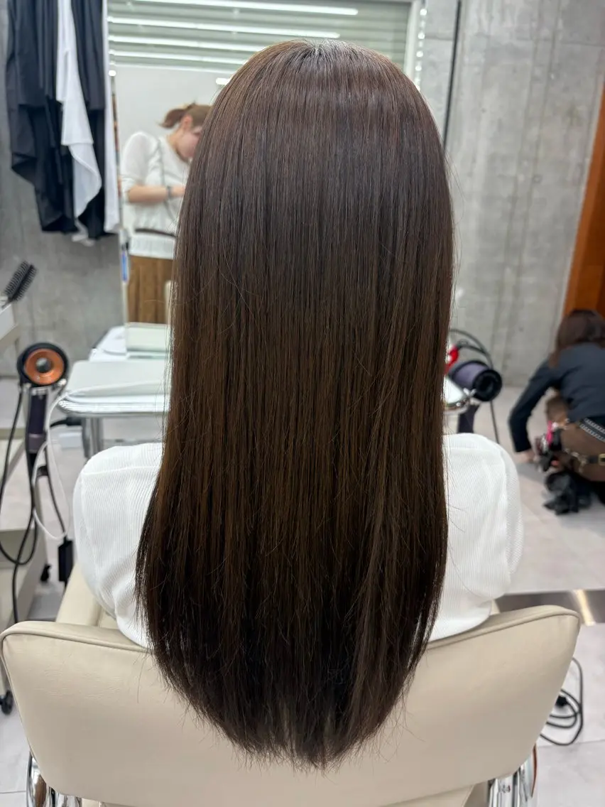 ロング ヘアカラー 透明感カラー/艶髪/ cocoro🩰🐚のヘアスタイル