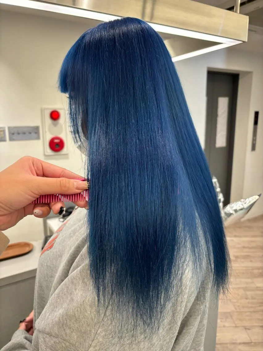 ロング カラー 艶髪ハイトーンカラー kana♡のヘアスタイル