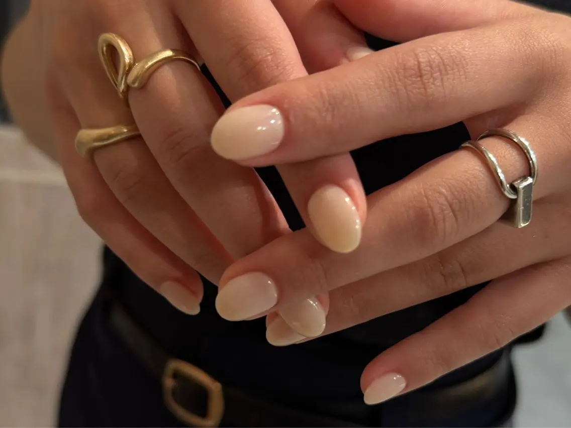 ネイル フレンチネイル マグネットネイル ニュアンスネイル シンプルネイル 春ネイル ハンドネイル LINEA.nail STUDIOのネイルデザイン