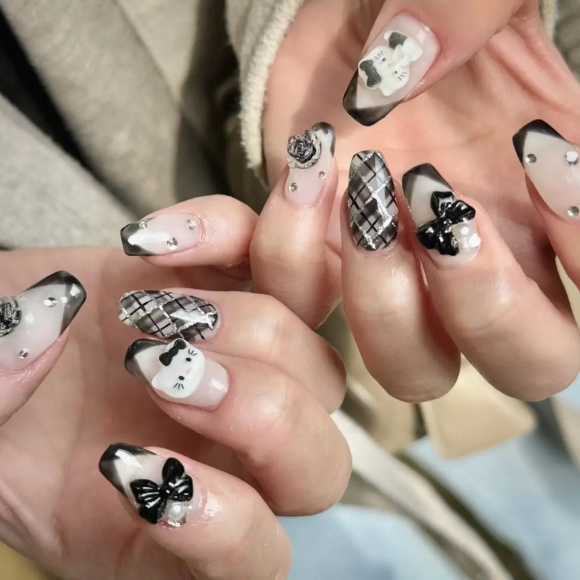 《ミニモ特別価格》✨【10本アート、韓国、ワンホン、y2k💁♀️】アートし放題😊の写真