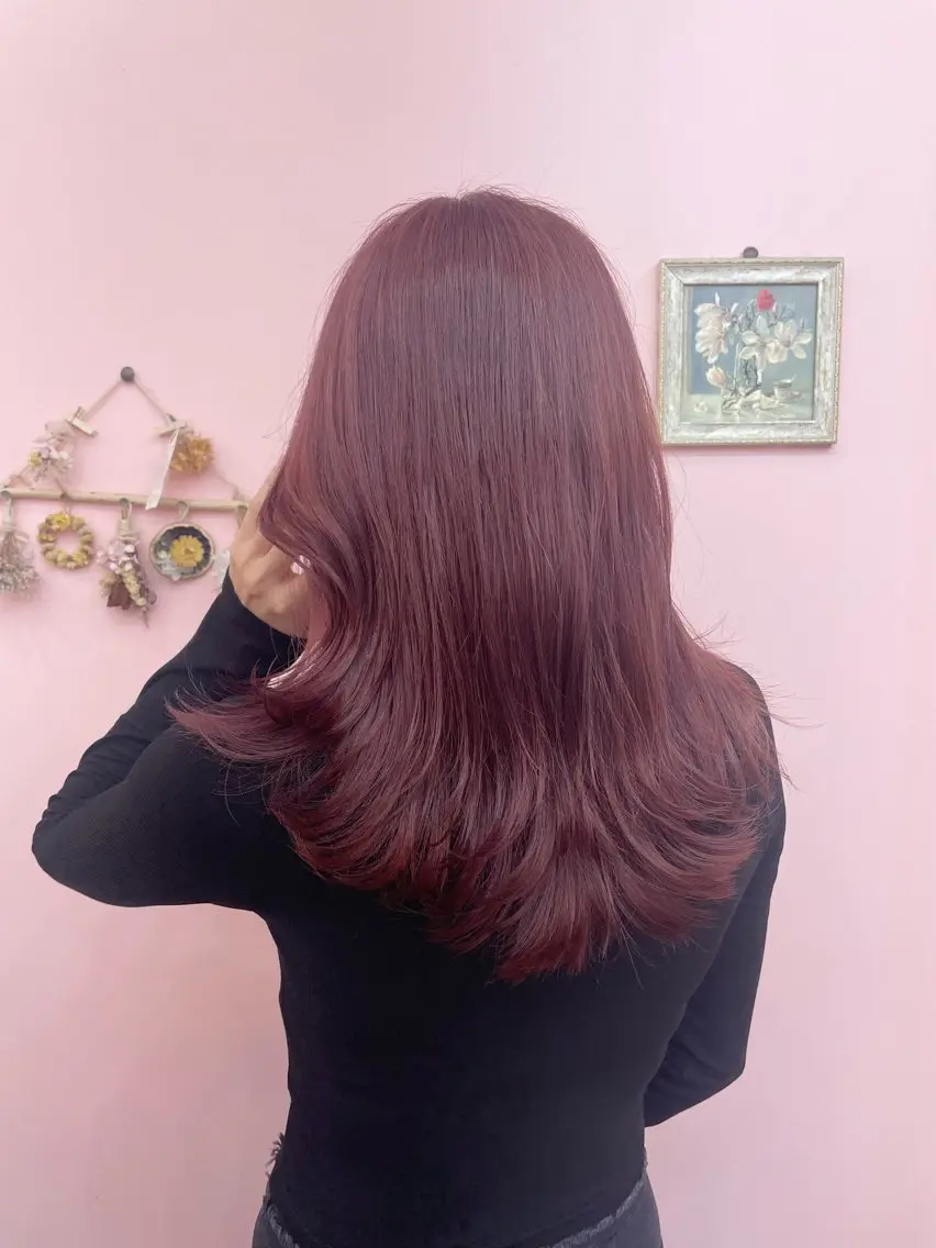 セミロング カラー ヘアアレンジ 山本 史奈のヘアスタイル