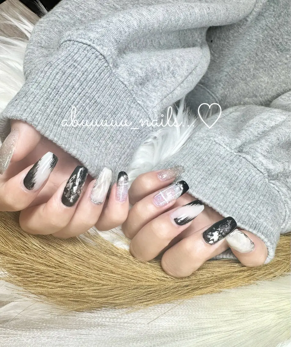 ネイル ニュアンスネイル ハンドネイル abuuuuu nailsのネイルデザイン