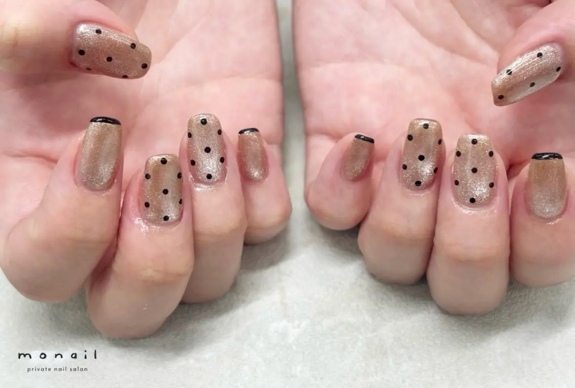 ネイル マグネットネイル ハンドネイル nail salon monailのネイルデザイン