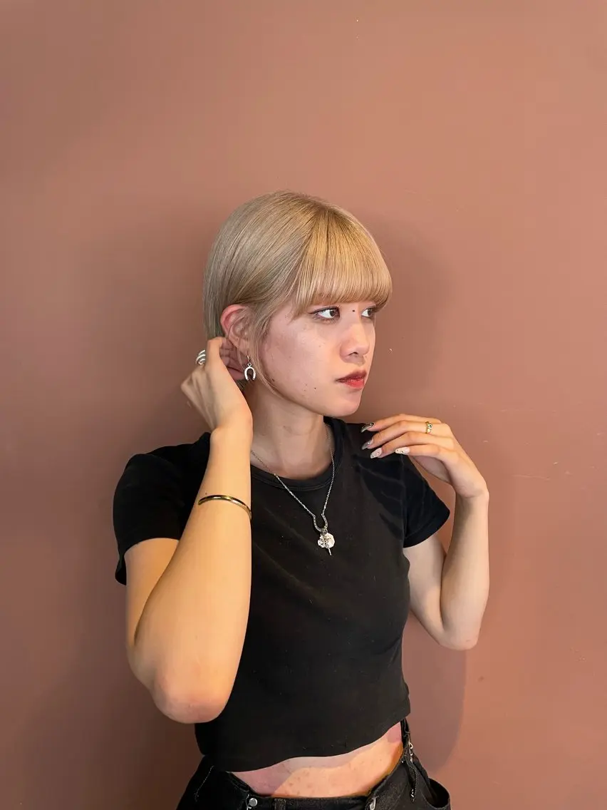 ショート たかはし はるかのヘアスタイル