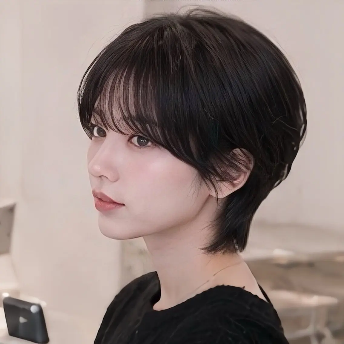 ロング カラー 池袋/縮毛矯正 韓国レイヤーおばかんのヘアスタイル