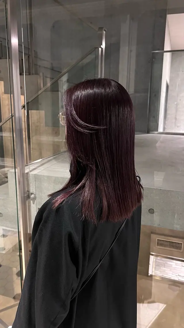 カラー ヘアカラー トリートメント RINA .のヘアスタイル