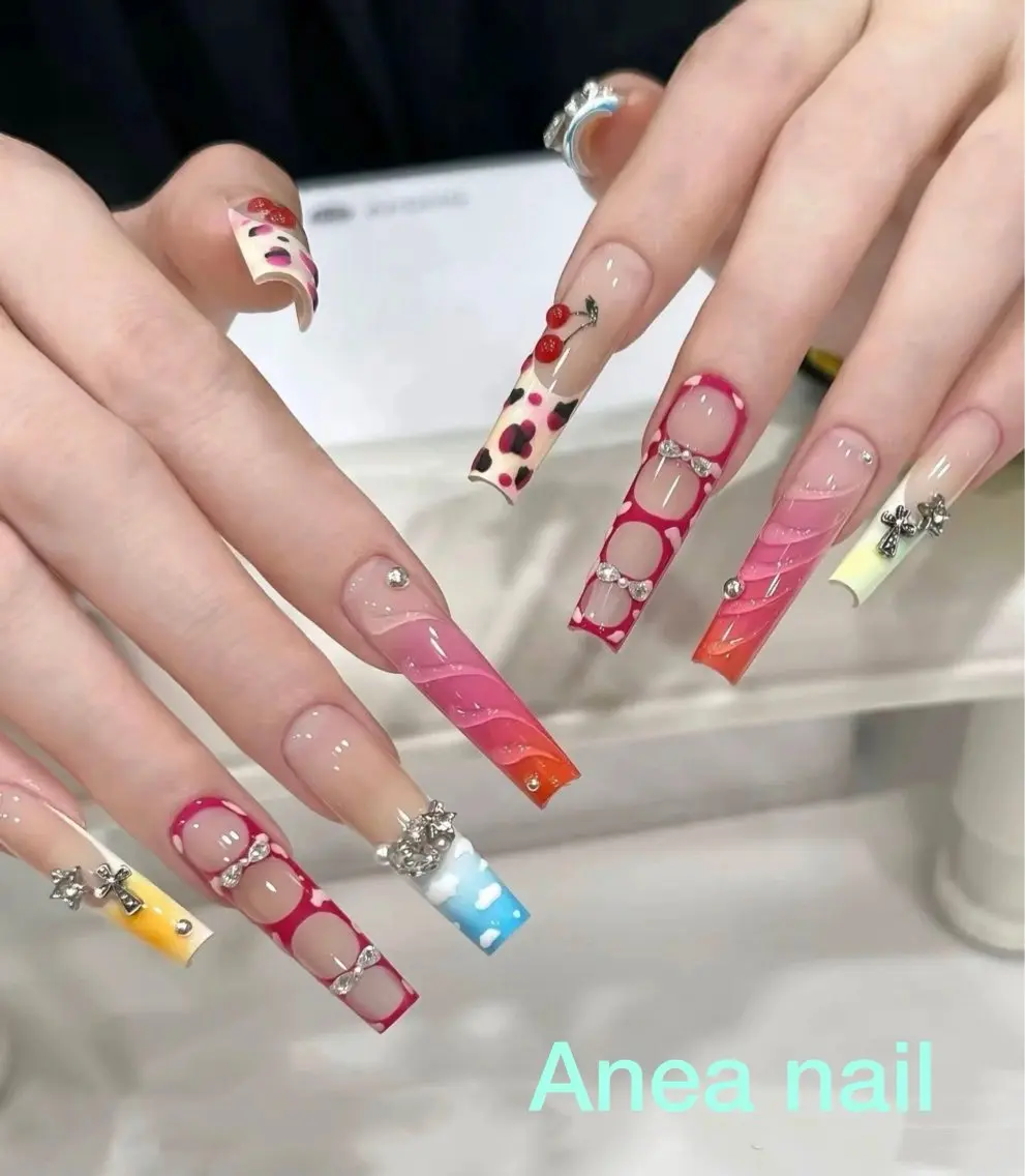ネイル 長さ出し ロングネイル ネイルチップ Anea Nailのネイルデザイン