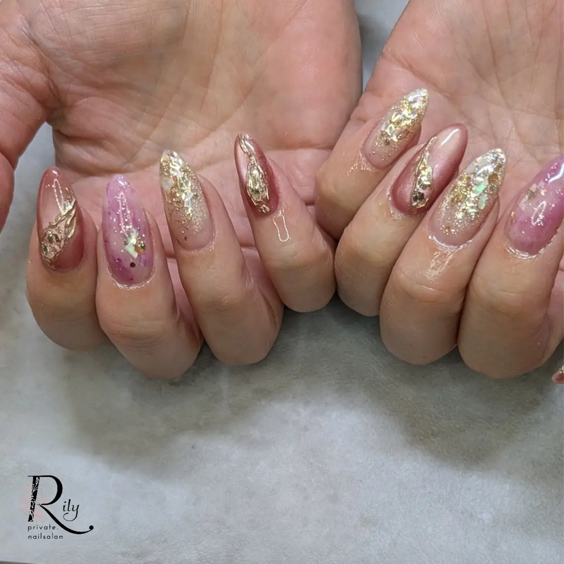 ネイル ハンドネイル nailsalon Rilyのネイルデザイン