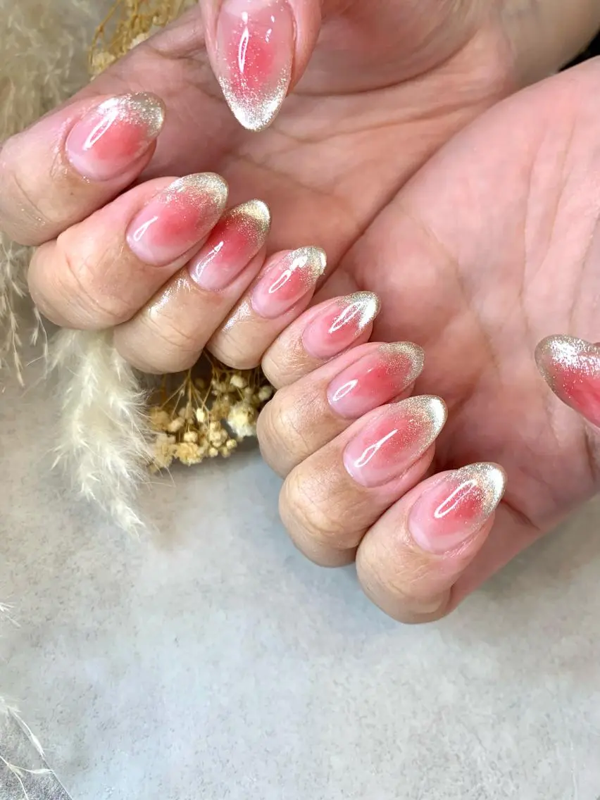 🩷チークネイル🩷の写真