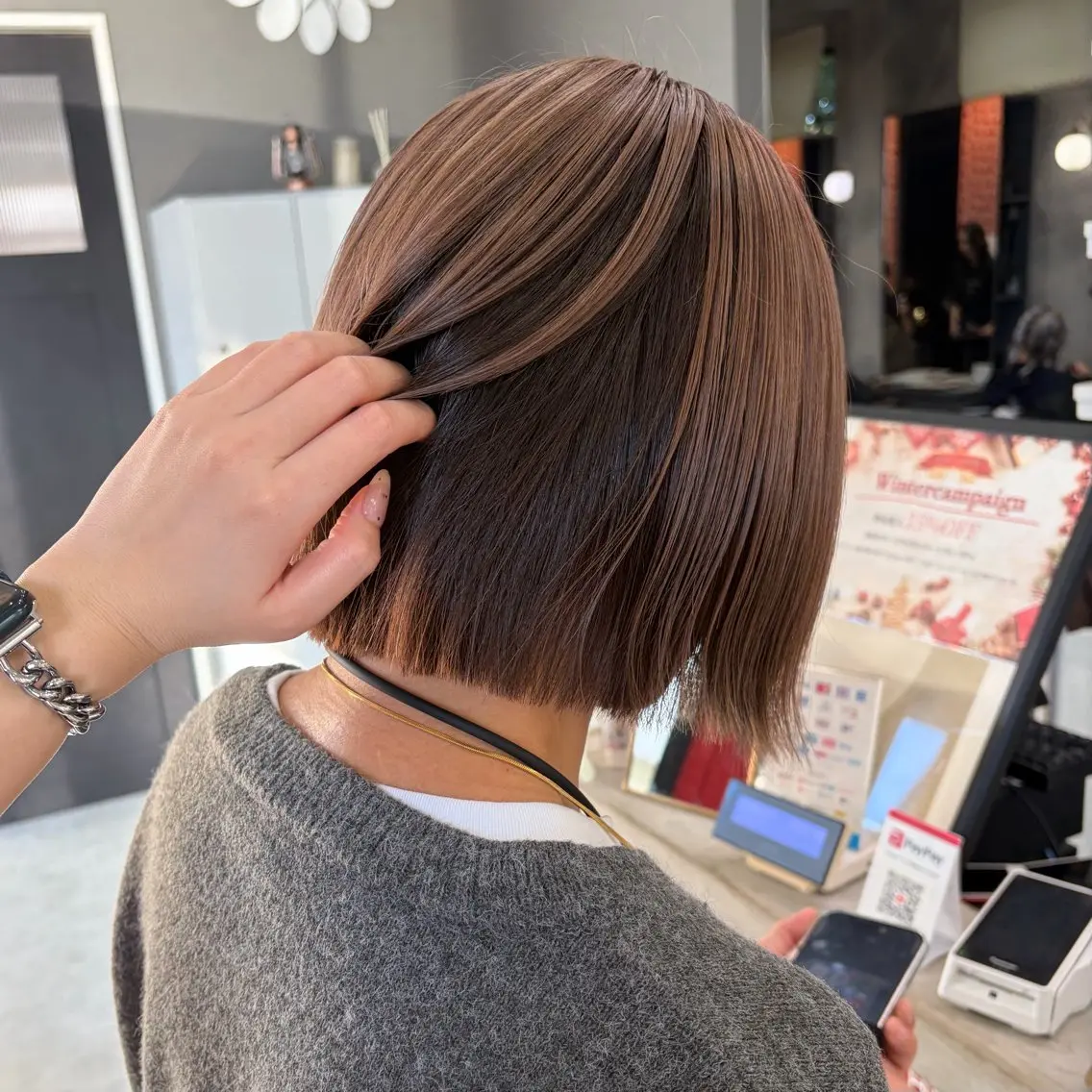 カット+インナーブリーチ+カラー+トリキュアトリートメント🥣の写真