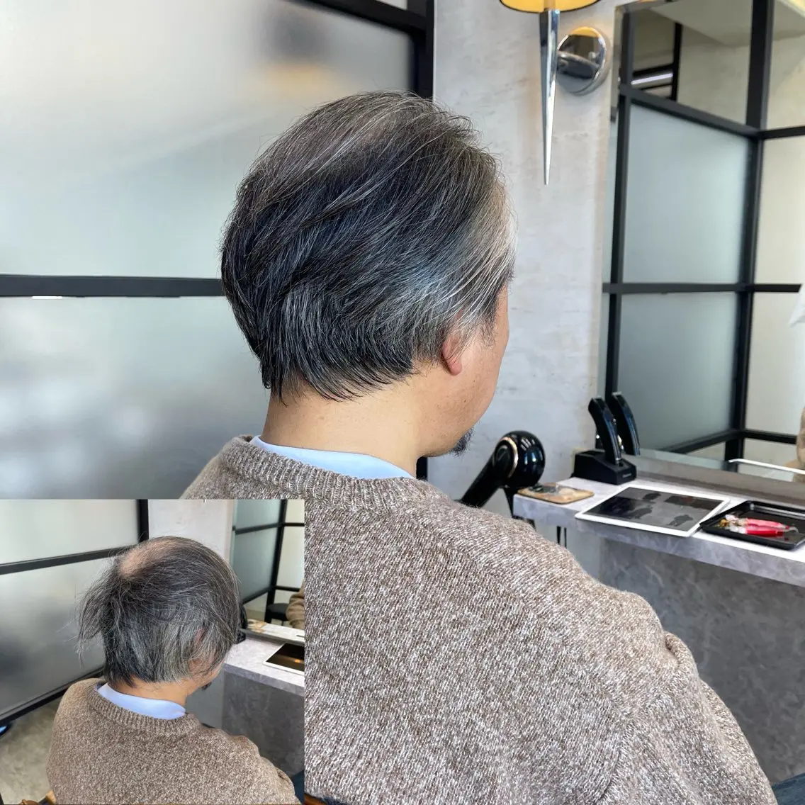 ショート くせ毛 カット 黒崎 勝巳のヘアスタイル