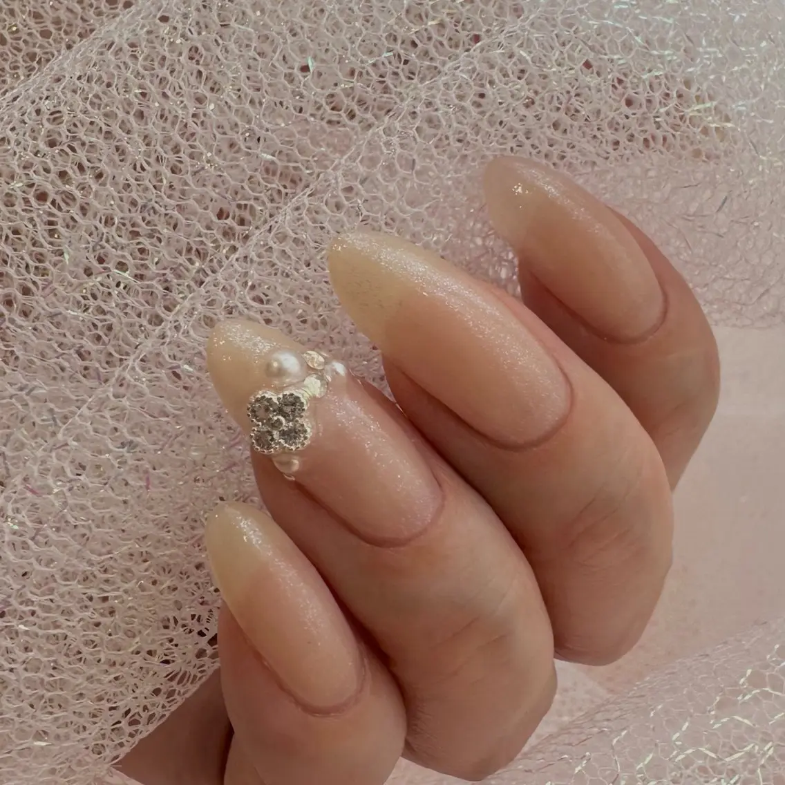 ネイル 韓国ネイル マグネットネイル ワンホンネイル Nail salon アトリエジョワ　金山のネイルデザイン