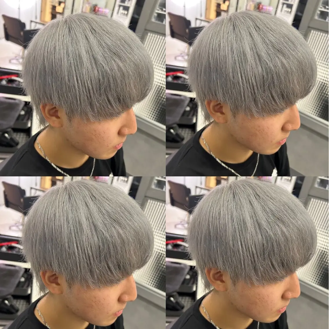 カラー メンズ カット トリートメント 店長✨髪質改善✖️ 透明感カラー／純大のヘアスタイル