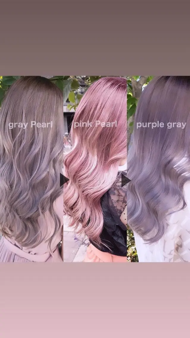 ロング ヘアカラー DAIKI ハイトーンカラーのヘアスタイル