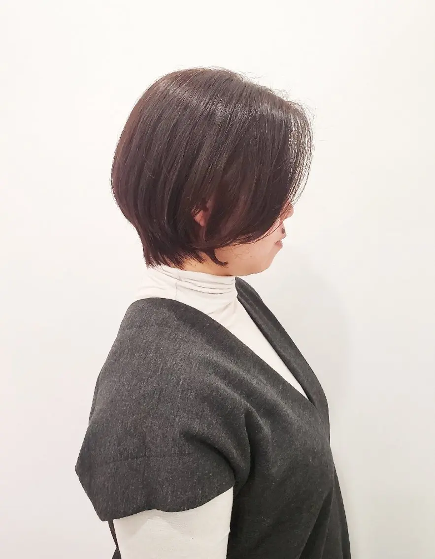 ショート カラー カット ヘアカラー トリートメント ヘッドスパ 齋藤 愛美のヘアスタイル