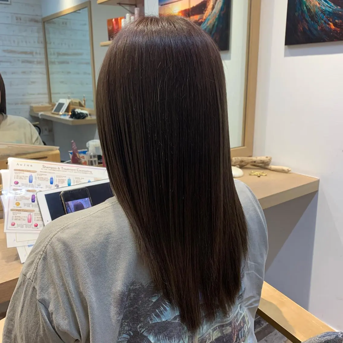 ミディアム ヘアカラー 二狼 (じろう)のヘアスタイル