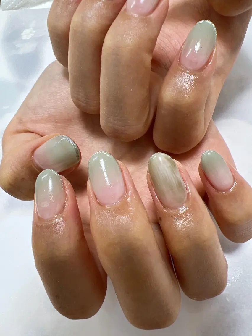 ネイル グラデーション ニュアンスネイル coco nailのネイルデザイン