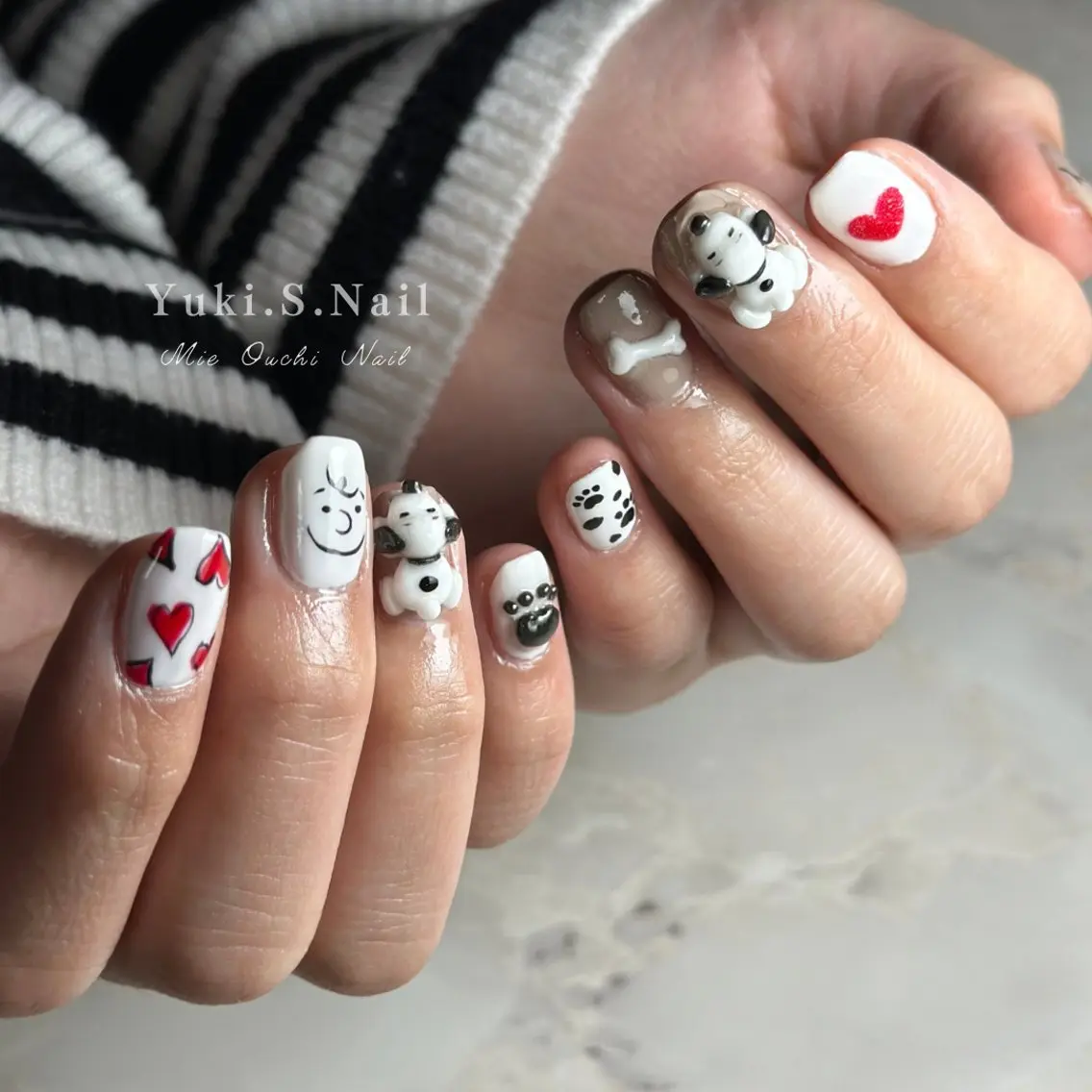 ショート ハンドネイル Yuki S.Nailのネイルデザイン