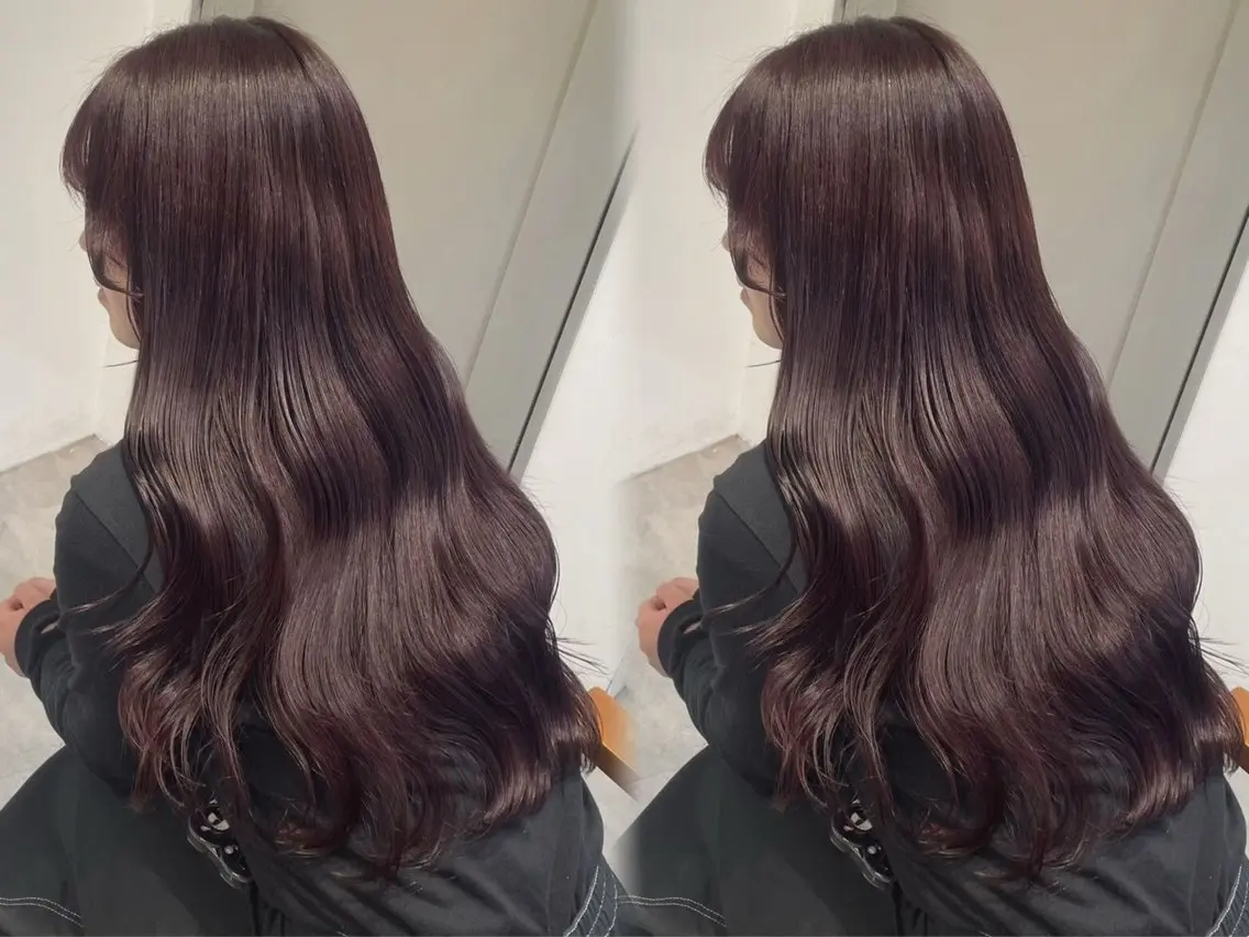 ロング カット ヘアカラー トリートメント 艶モテカラー miku🏳️‍⚧️のヘアスタイル