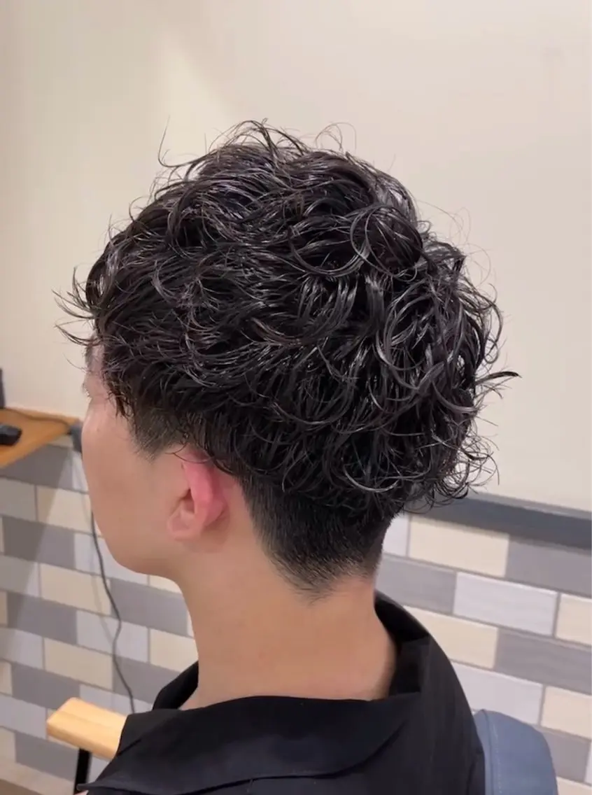 【 メンズ様限定 】🌿カット＆スパイラルパーマ限定+シャンプー込み🫧🌿の写真