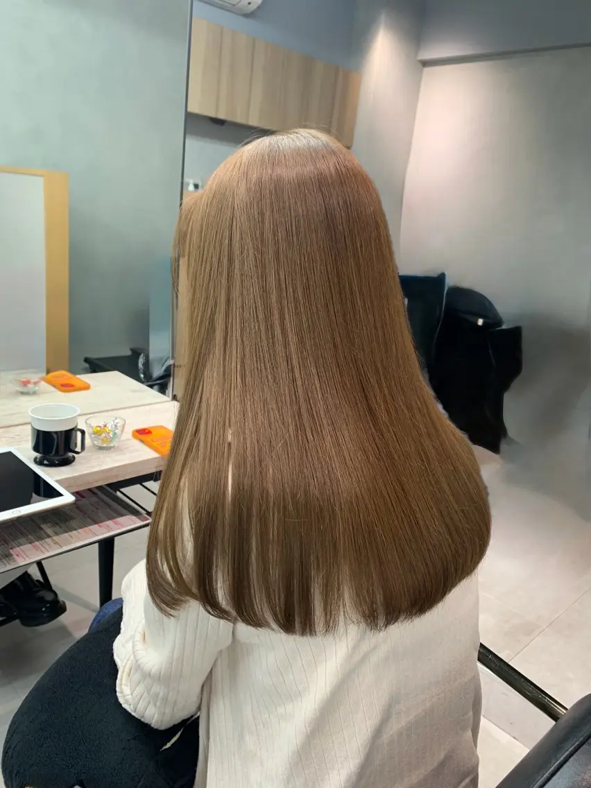 【20.30代限定】ブリーチなしダブルカラー🫧&カットの写真