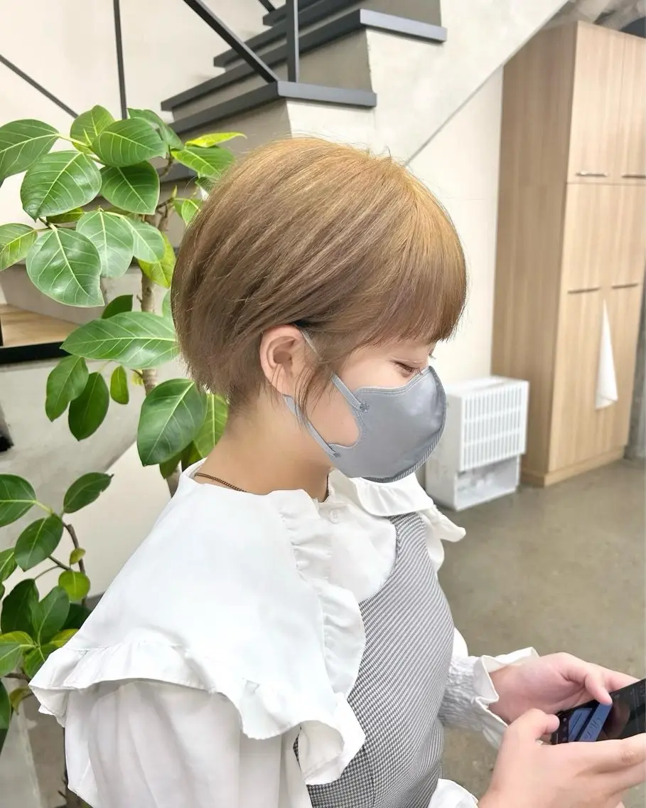 ショート カラー ショート特化 鈴木 翔真のヘアスタイル