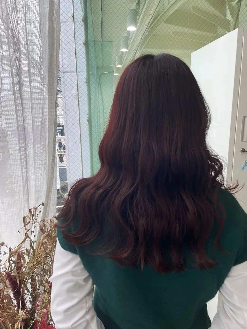 カラー（＋1100円でトリートメント）の写真