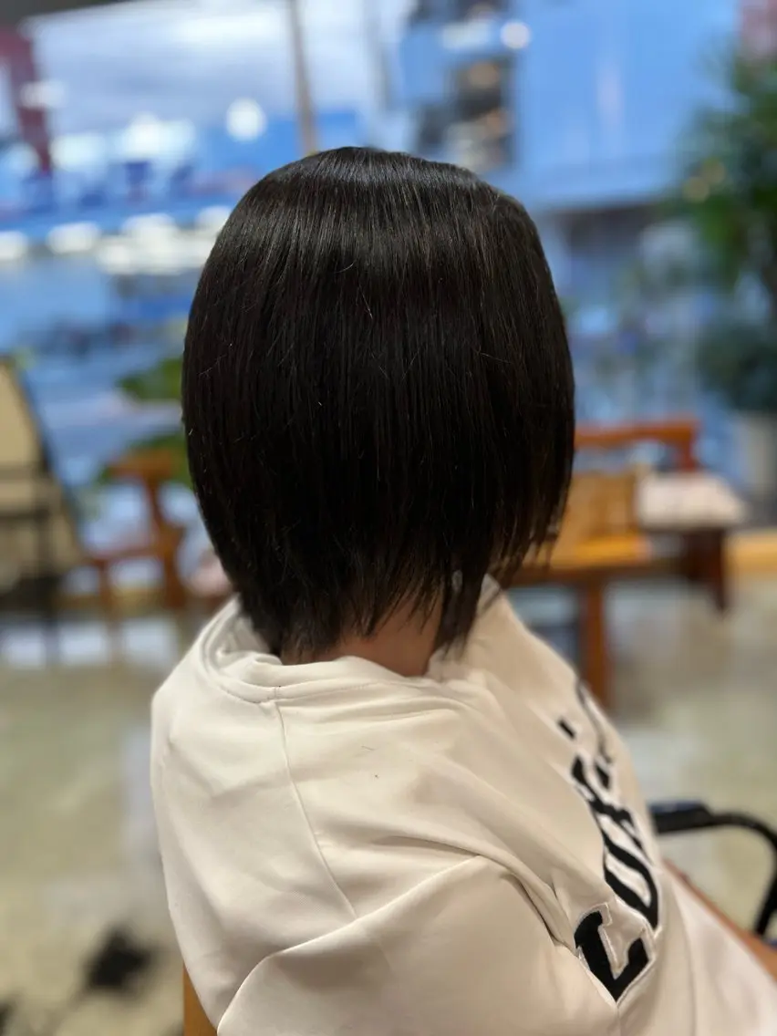 ミディアム 水田 誠貴のヘアスタイル