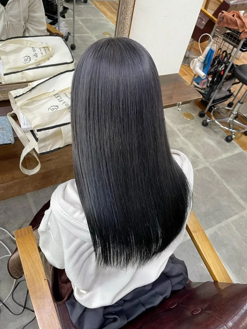 セミロング カラー ブリーチ ケアブリーチ デザインカラー ダブルカラー 髪質改善 ダブルカラー/ 髪質改善💎安藤のヘアスタイル