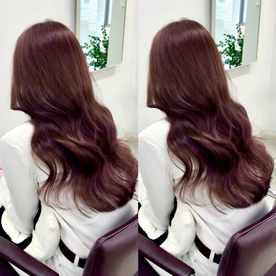 ロング カラー キッズ 透明感カラー 韓国風ヘア カット ヘアカラー トリートメント ヘッドスパ ヘアセット 盛れる艶カラー× レイヤーカット/咲来のヘアスタイル