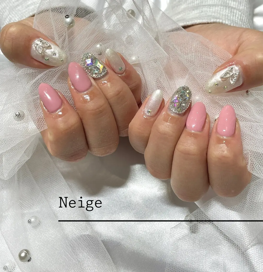 ネイル Neige‪𓂃ai ＊梅津 / 松尾のネイルデザイン