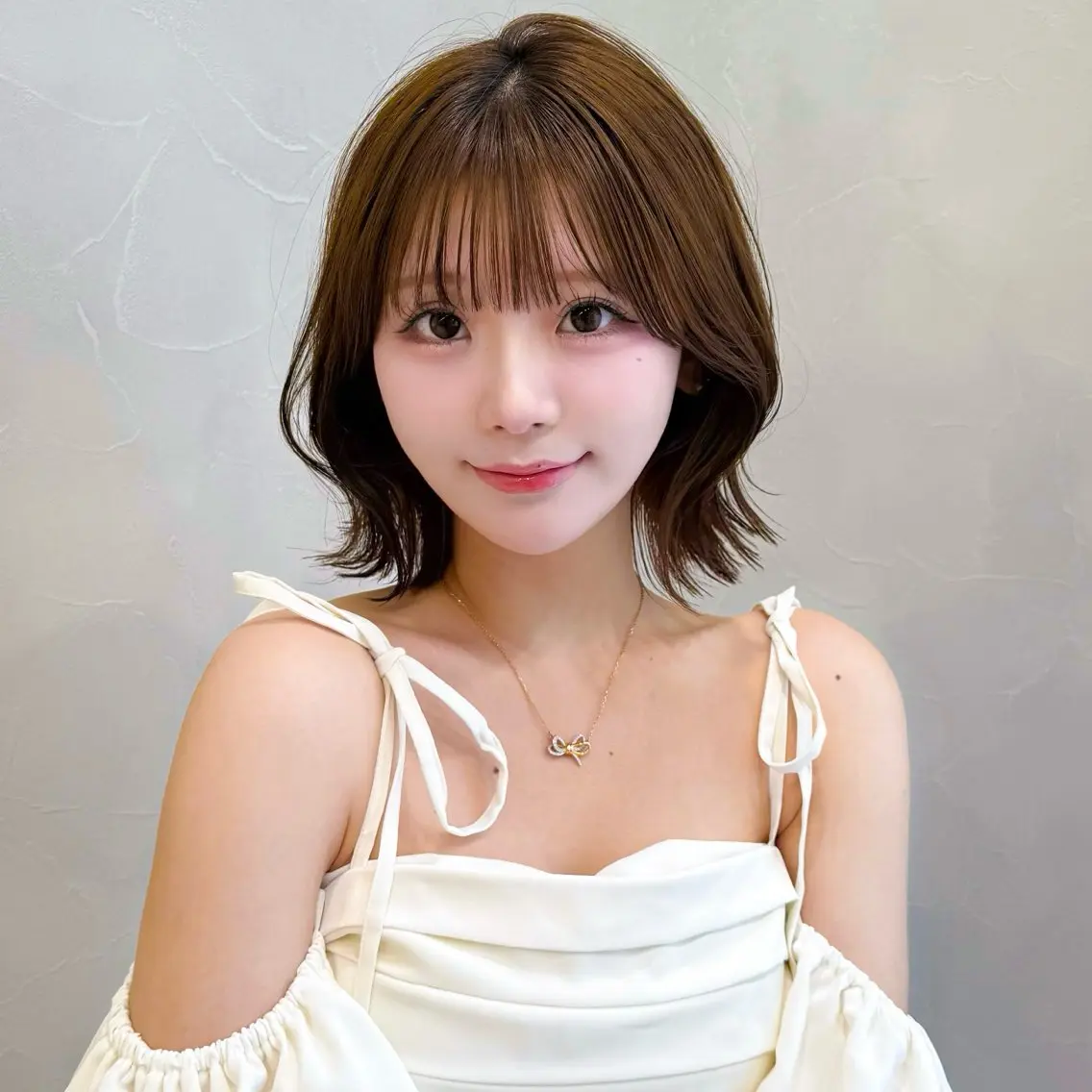 ミディアム 🇰🇷韓国ボブ/ 縮毛矯正🇰🇷愛誠のヘアスタイル