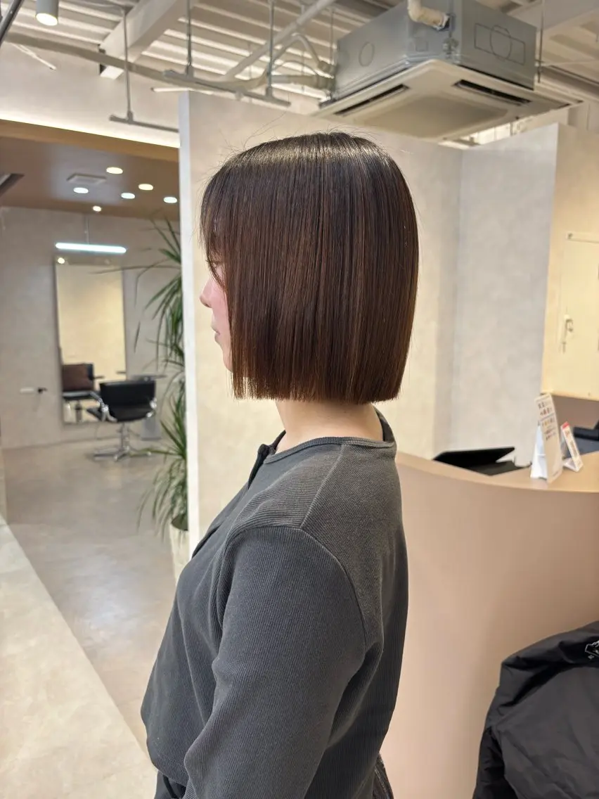 ショート yoshino /ナチュラル縮毛のヘアスタイル
