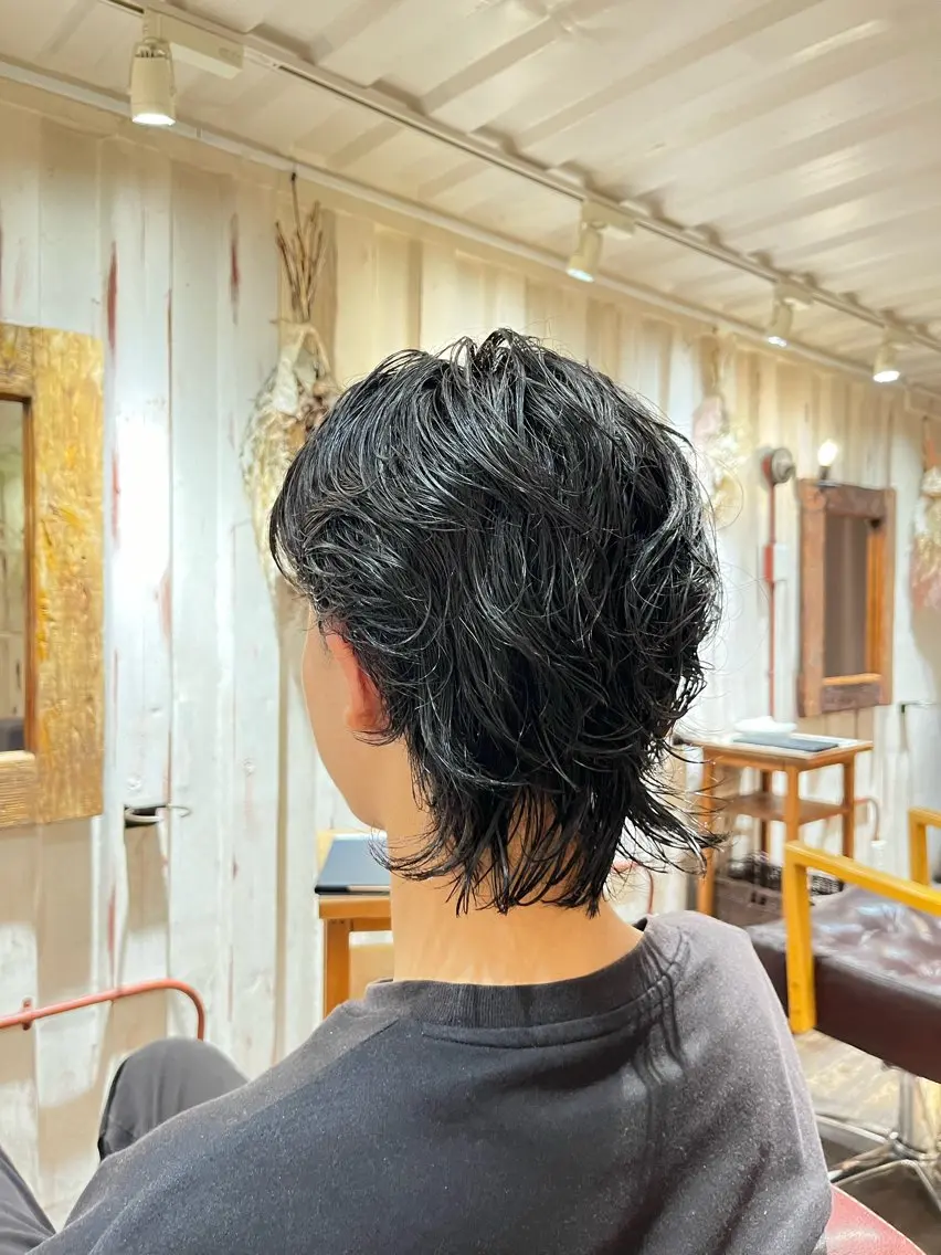 メンズ メンズウルフカット ウルフカット CAOLILA /Sakiのヘアスタイル