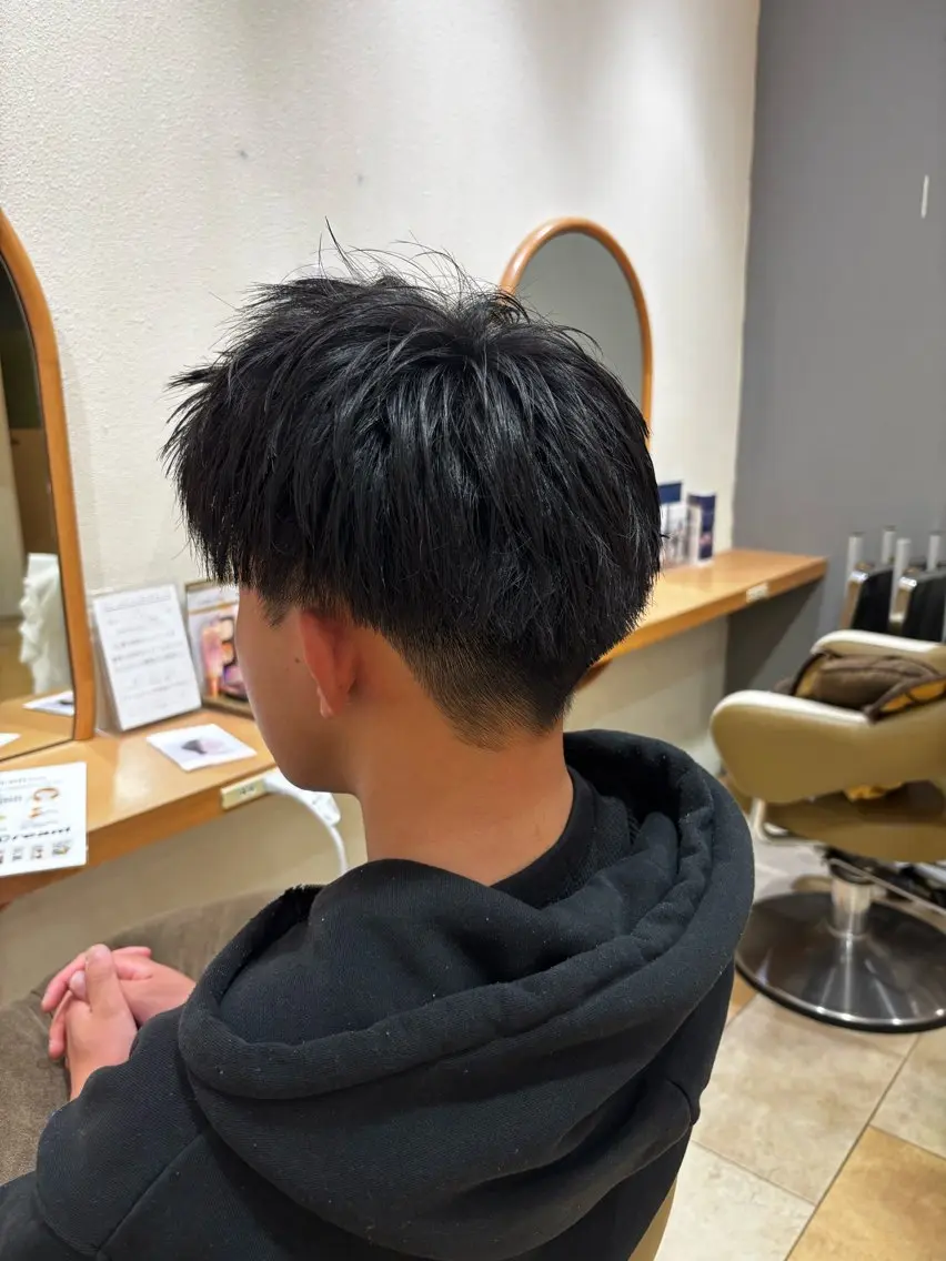 メンズ ツーブロック 刈り上げ カット 工藤 榛透のヘアスタイル