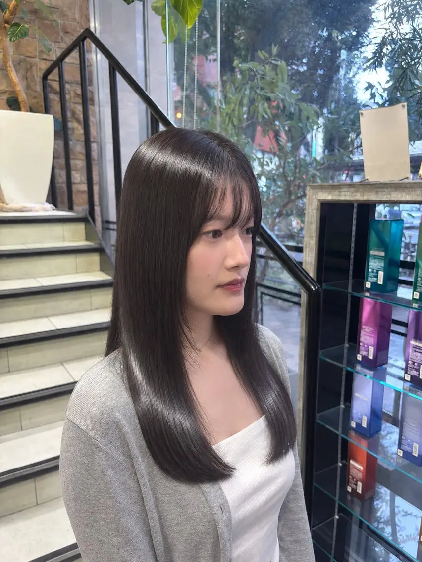 ロング ヘアカラー 透明感/艶カラー カイリ💕🫧のヘアスタイル