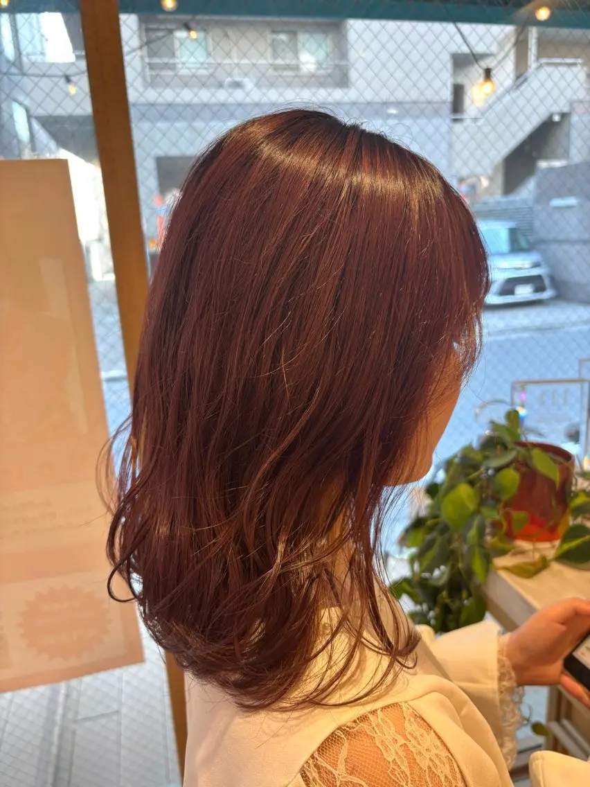 ［モデル］ブリーチなしワンカラーの写真