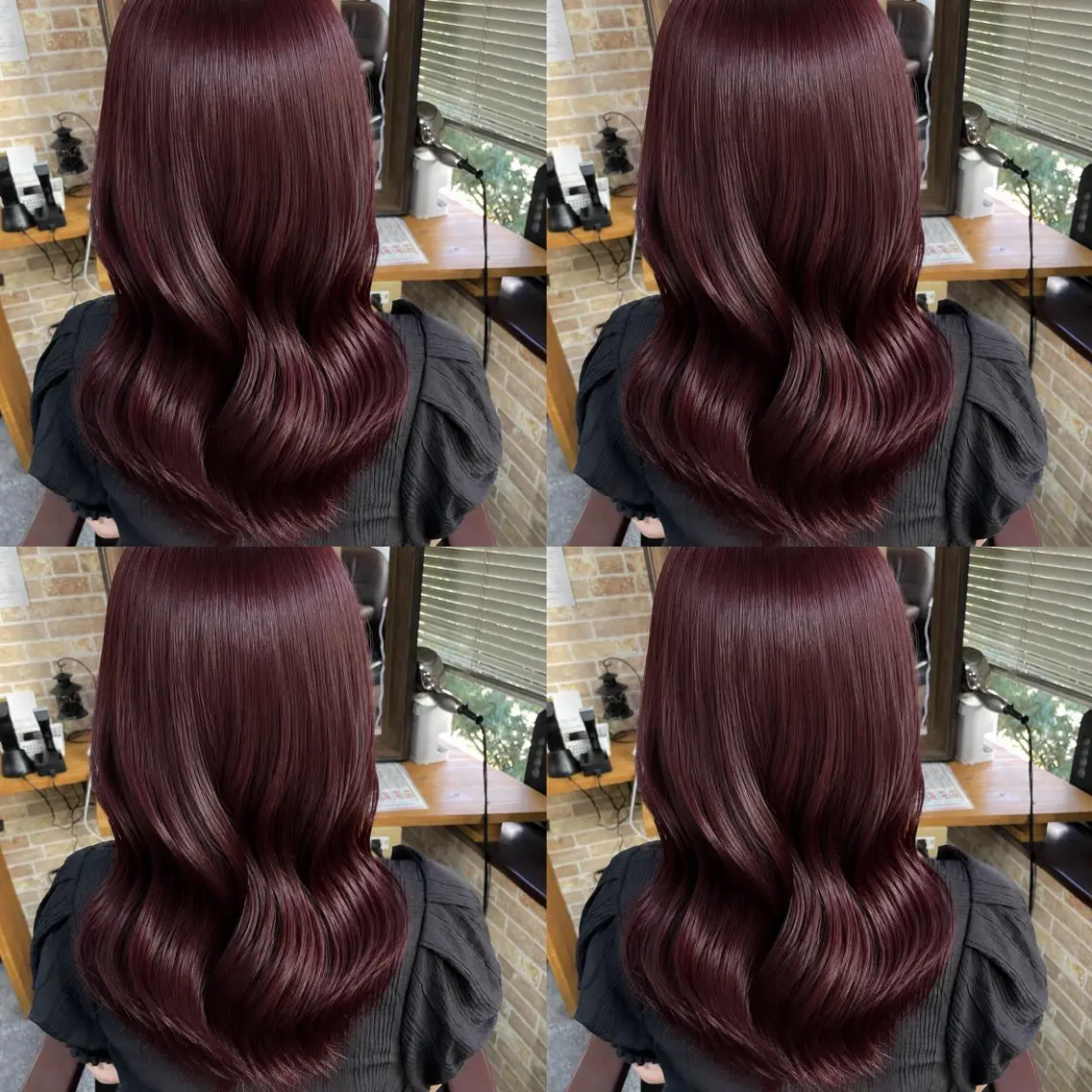 ミディアム エクステ×髪質改善× 𝑺𝑬𝑵𝑹𝑰のヘアスタイル