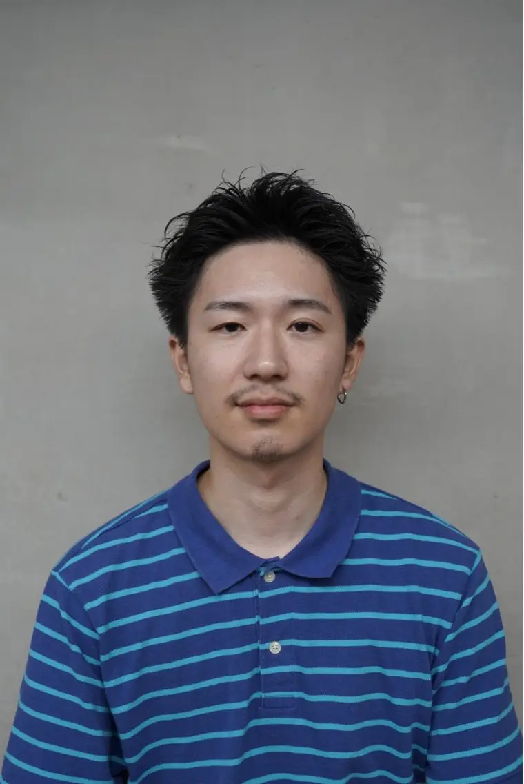 メンズ スパイキーショート 関 晃哉のヘアスタイル