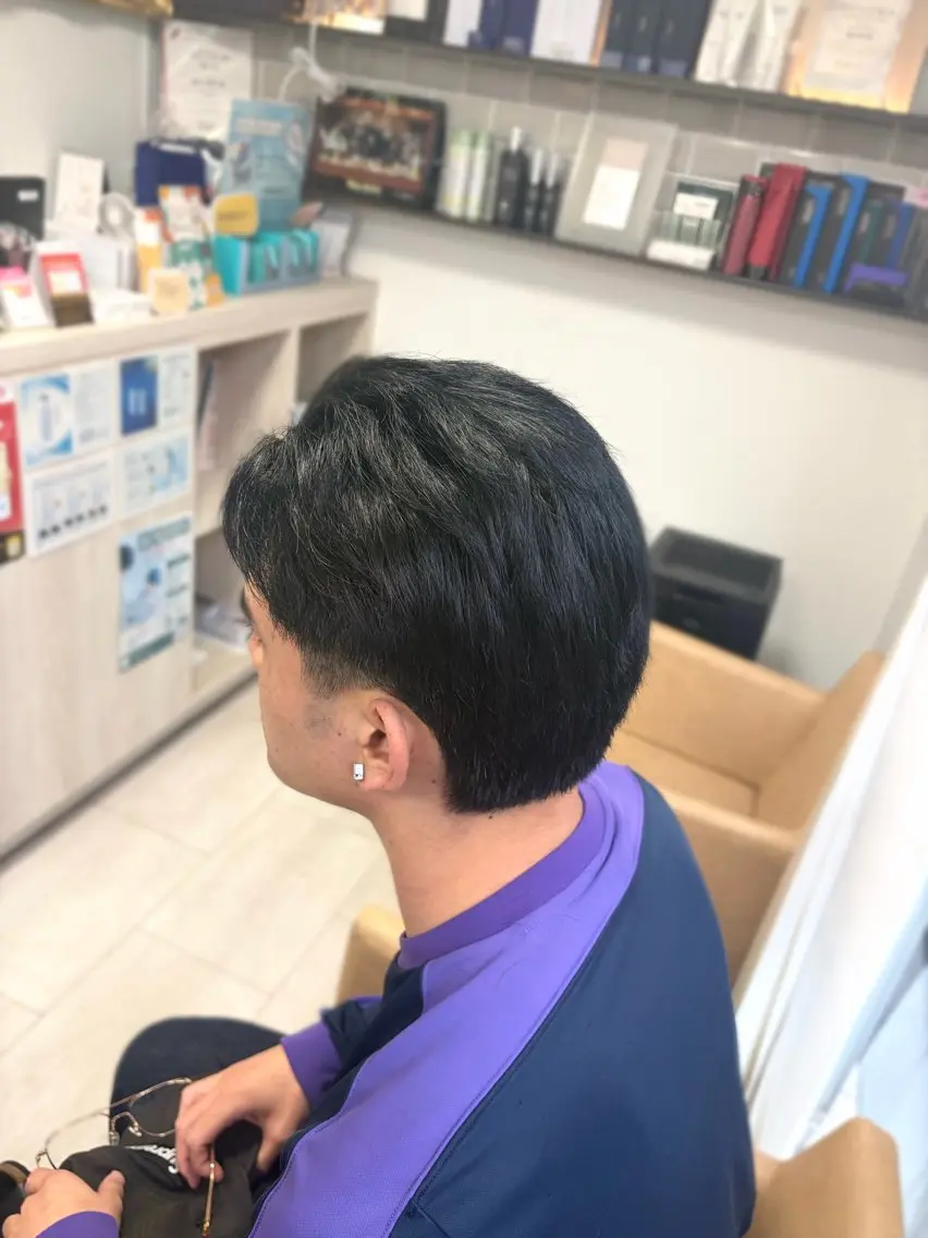 カラー メンズ ヘアカラー あいみ ♬.*ﾟのヘアスタイル