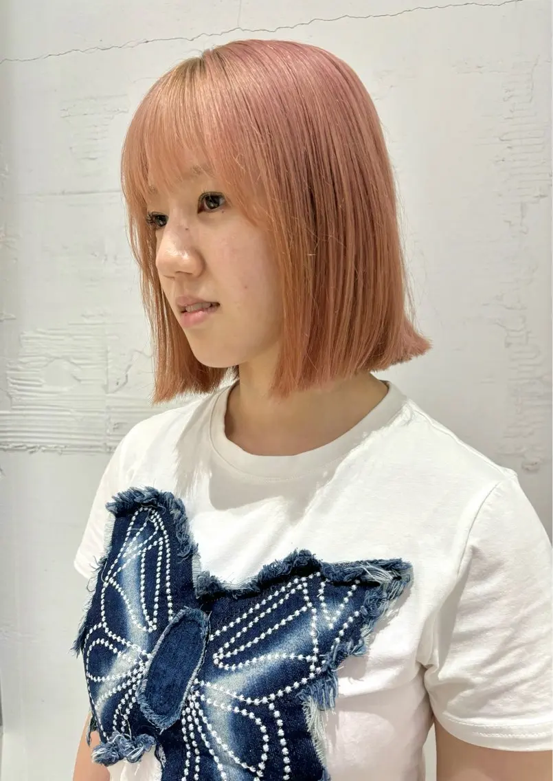 ミディアム 杉水 葉月のヘアスタイル