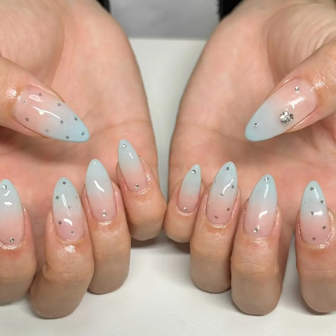 ネイル グラデーション ハンドネイル byul nails ビョルネイルのネイルデザイン