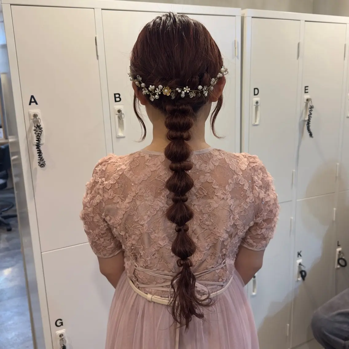 ロング カラー ヘアアレンジ ヘアセット makoto / 韓国風ヘア🎀🪄︎のヘアスタイル