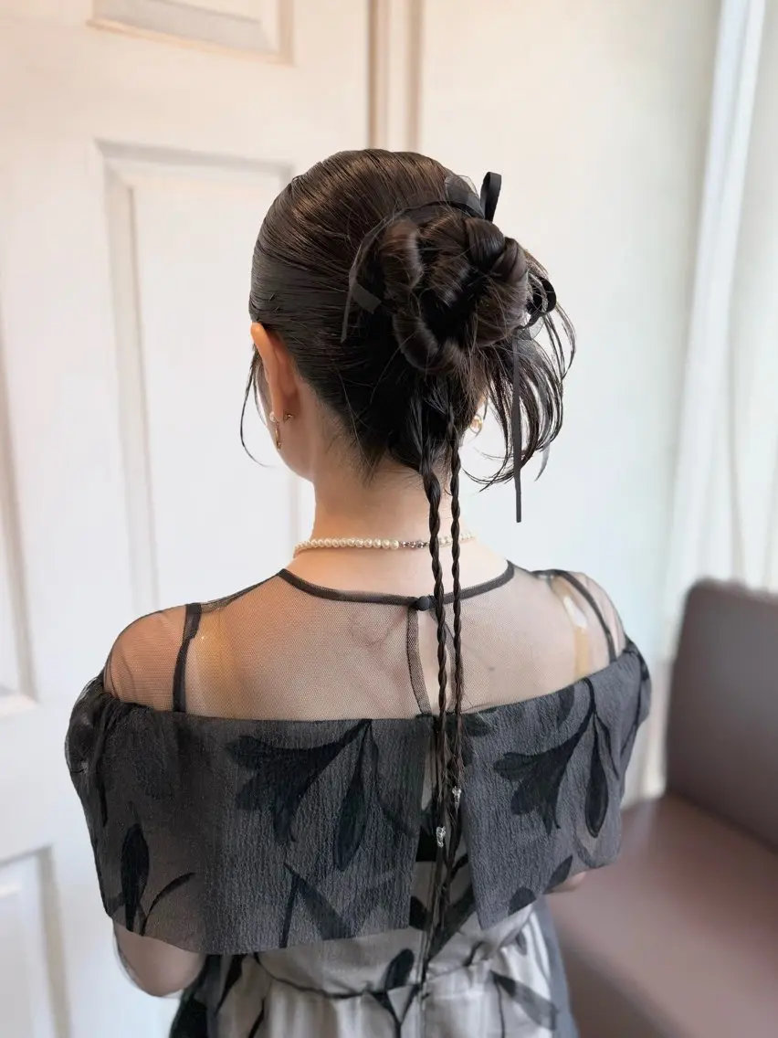 ヘアアレンジ ハーフアップ 結婚式・ブライダル デート 入学式 卒業式のヘアスタイル ヘアセット ヘアメイク美容師 🦋サカモトレナ🦋のヘアスタイル