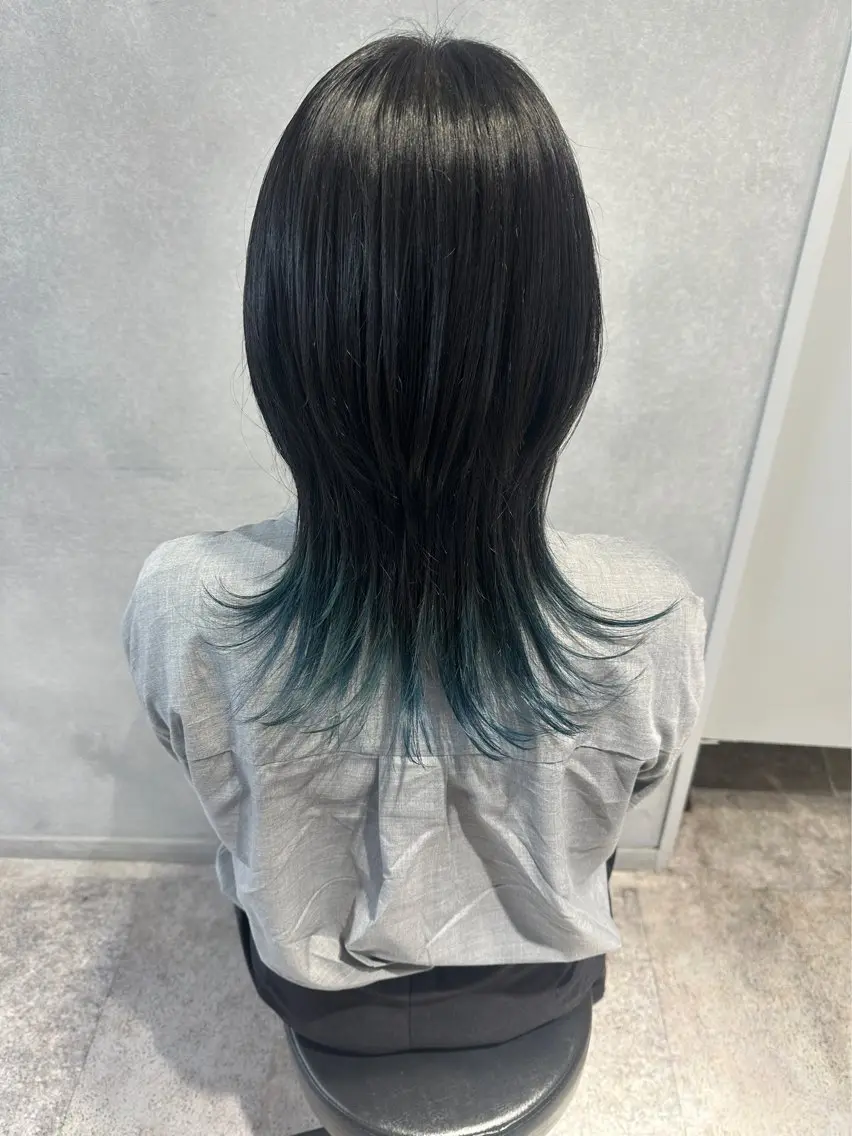 セミロング カラー ヘアカラー 唐澤 千尋のヘアスタイル