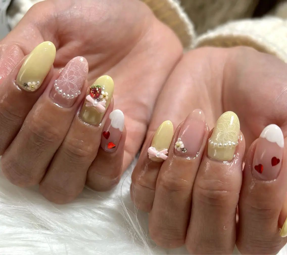 ネイル ハンドネイル nail salon HIRUKANAのネイルデザイン
